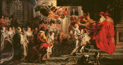 The Coronation of Marie de Medici at St. Denis, 13th May 1610 by Peter Paul Rubens